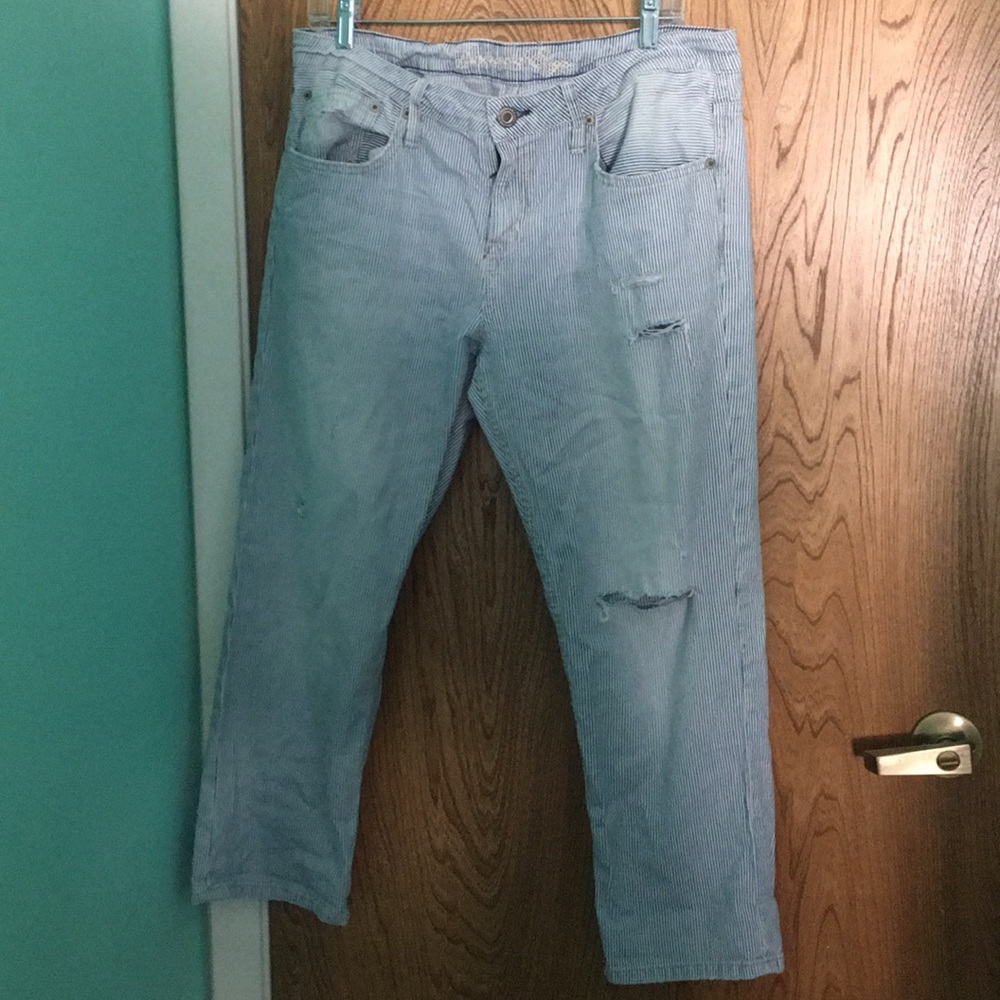 American Eagle Pinstripe Jeans Size 12